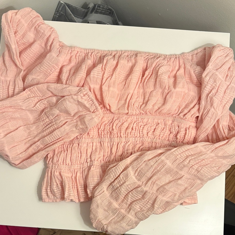 VICI PUFF SLEEVE OFF SHOULDER TOP